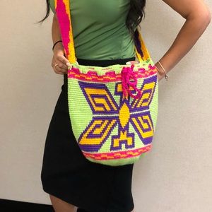 100 % authentic Mochila Wayuu, from Colombia.